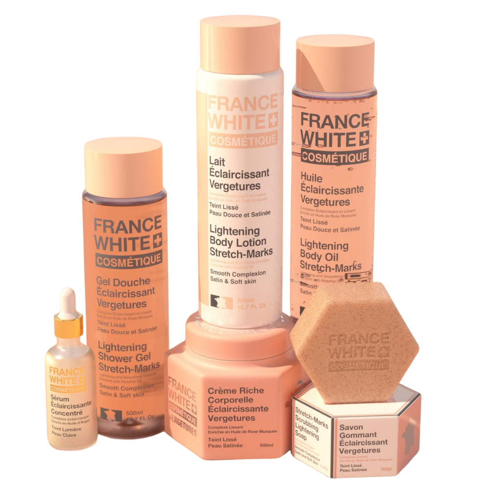 FRANCE WHITE VERGETURES  (Stretch-Marks) RANGE